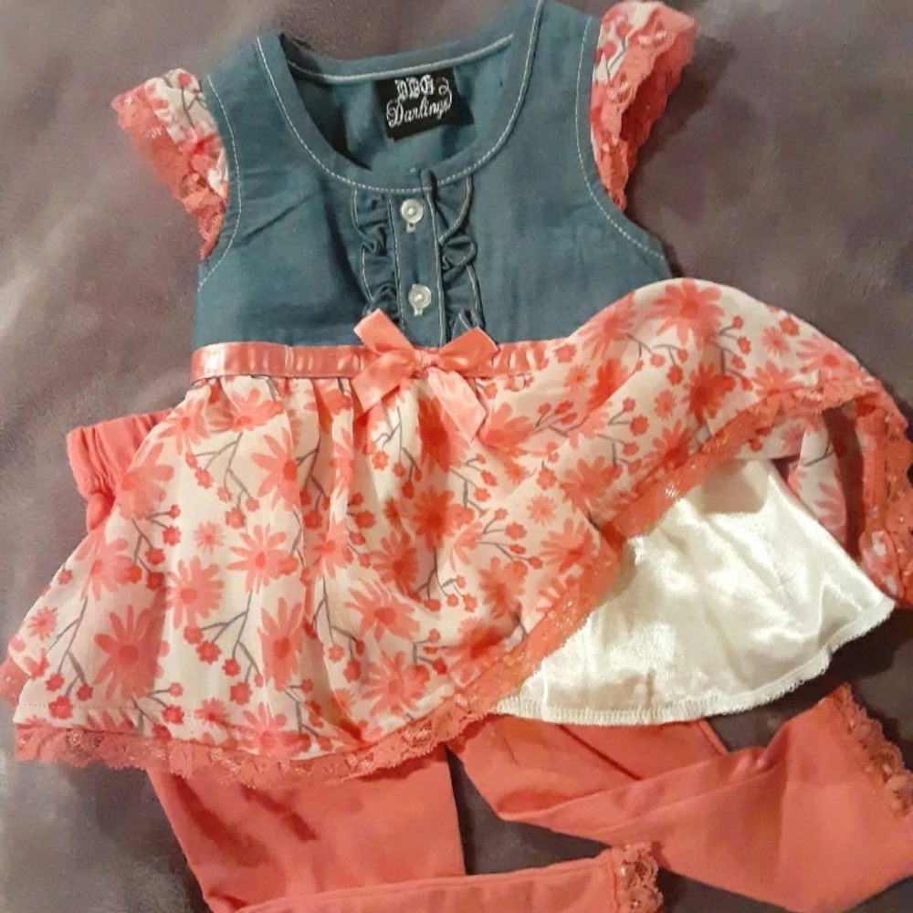 Girls 12M two piece outfit